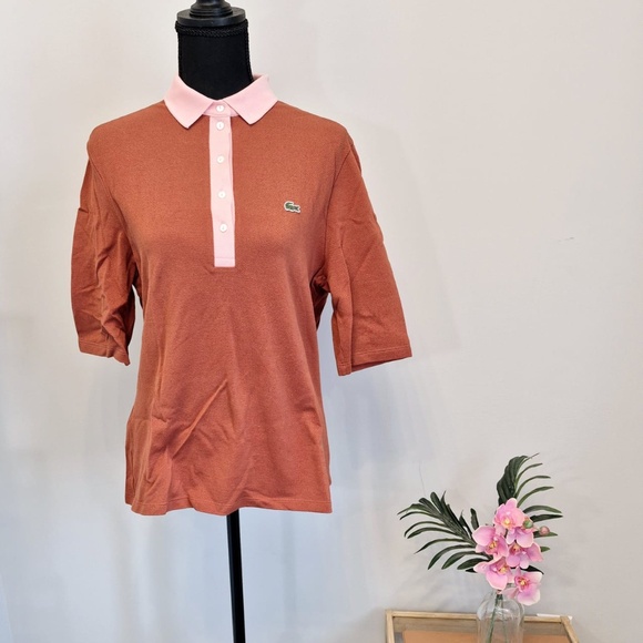 Lacoste Women's Top - Colorblock - Picture 1 of 3